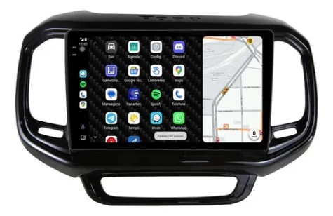 FIAT TORO 2016/2022 KIT PREMIUM - CENTRAL MULTIMEDIA 9" ADAK ANDROID 8CORE + 4GB RAM + 64GB ROM