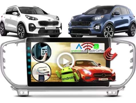 KIA SPORTAGE 2019/2021 KIT PREMIUM - CENTRAL MULTIMEDIA 9" ADAK ANDROID 8CORE + 6GB RAM + 128GB ROM