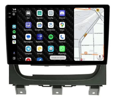 FIAT STRADA 2013/2019 KIT PREMIUM - CENTRAL MULTIMEDIA 9" ADAK ANDROID 8CORE + 4GB RAM + 64GB ROM