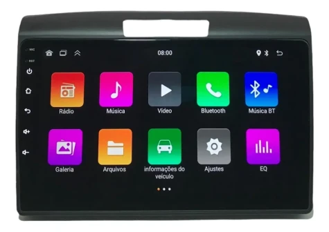 HONDA CRV 2012/2016 KIT PREMIUM - CENTRAL MULTIMIDIA 9" ADAK ANDROID 8CORE + 4GB RAM + 64GB ROM