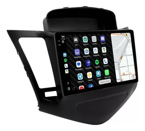 CHEVROLET CRUZE 2012/2016 KIT PREMIUM - CENTRAL MULTIMEDIA 9" ADAK ANDROID 8CORE + 4GB RAM + 64GB ROM