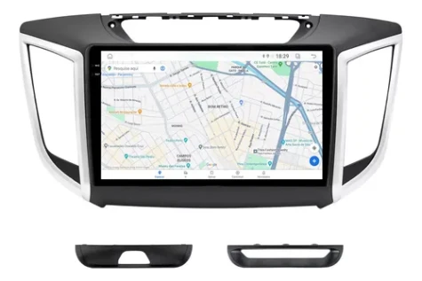 HYUNDAI CRETA 2016/2021 KIT PREMIUM - CENTRAL MULTIMIDIA 9" ADAK ANDROID 8CORE + 4GB RAM + 64GB ROM