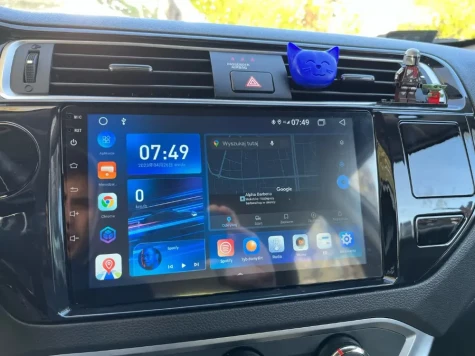 KIA RIO 2012/2017 KIT PREMIUM - CENTRAL MULTIMEDIA 9" ADAK ANDROID 8CORE + 4GB RAM + 64GB ROM