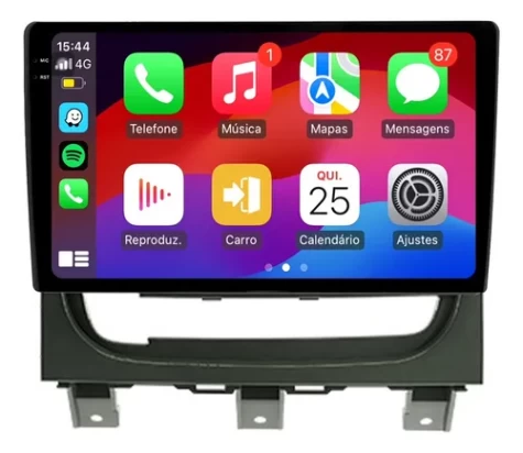 FIAT STRADA 2013/2019 KIT PREMIUM - CENTRAL MULTIMEDIA 9" ADAK ANDROID 8CORE + 4GB RAM + 64GB ROM