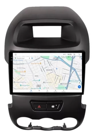 FORD RANGER 2011/2018 KIT PREMIUM - CENTRAL MULTIMEDIA 9" ADAK ANDROID 8CORE + 4GB RAM + 64GB ROM