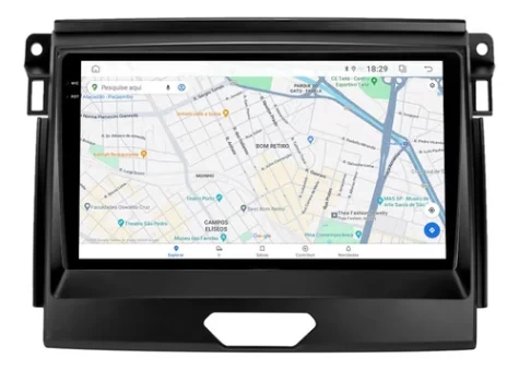 FORD RANGER 2019/2025 KIT PREMIUM - CENTRAL MULTIMEDIA 9" ADAK ANDROID 8CORE + 4GB RAM + 64GB ROM
