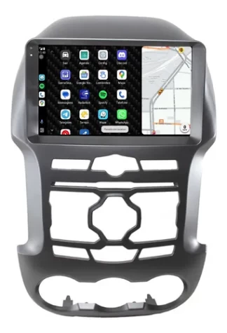 FORD RANGER 2011/2018 KIT PREMIUM - CENTRAL MULTIMEDIA 9" ADAK ANDROID 8CORE + 4GB RAM + 64GB ROM