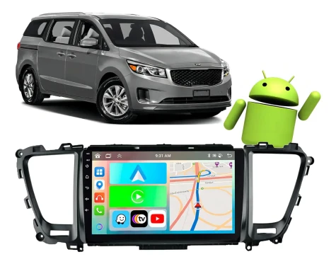 KIA CARNIVAL 2014+ KIT PREMIUM - CENTRAL MULTIMEDIA 9" ADAK ANDROID 8CORE + 4GB RAM + 64GB ROM