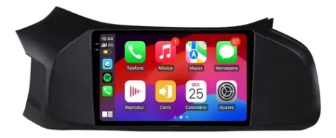 CHEVROLET ONIX 2012/2019 KIT PREMIUM - CENTRAL MULTIMEDIA 9" ADAK ANDROID 8CORE + 4GB RAM + 64GB ROM