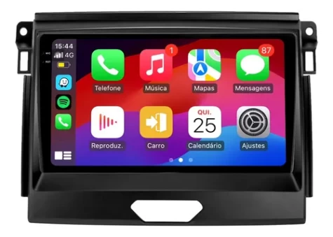 FORD RANGER 2019/2025 KIT PREMIUM - CENTRAL MULTIMEDIA 9" ADAK ANDROID 8CORE + 4GB RAM + 64GB ROM