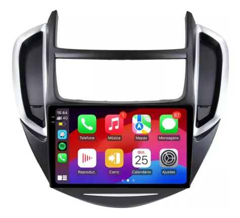 CHEVROLET TRACKER 2012/2016 KIT STANDARD - CENTRAL MULTIMEDIA 9" ADAK ANDROID 4CORE + 4GB RAM + 64GB ROM