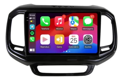 FIAT TORO 2016/2022 KIT PREMIUM - CENTRAL MULTIMEDIA 9" ADAK ANDROID 8CORE + 4GB RAM + 64GB ROM