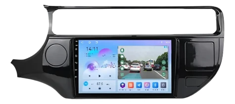 KIA RIO 2012/2017 KIT PREMIUM - CENTRAL MULTIMEDIA 9" ADAK ANDROID 8CORE + 4GB RAM + 64GB ROM