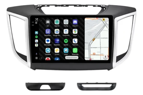 HYUNDAI CRETA 2016/2021 KIT PREMIUM - CENTRAL MULTIMIDIA 9" ADAK ANDROID 8CORE + 4GB RAM + 64GB ROM